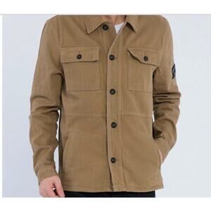 Giorgio Di Mare Edward Canvas lightweight barn jacket chore coat outdoor tan S